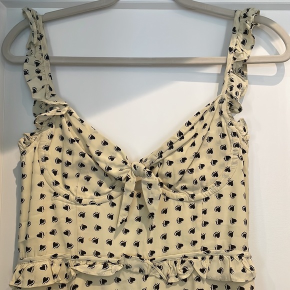 For Love of Lemons Heart Print Mini Dress - Picture 5 of 7